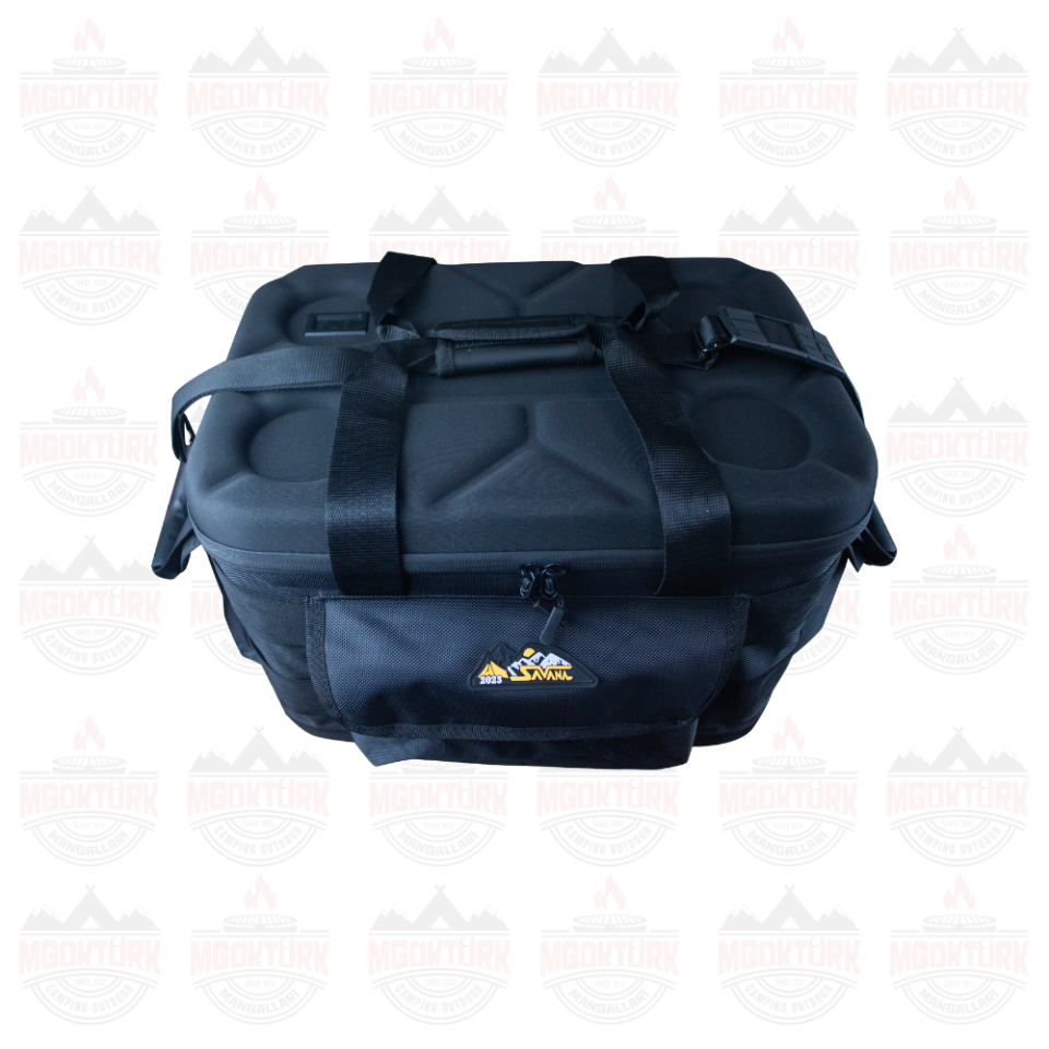 Dereceli Kumaş Termal Piknik Çantası Siyah