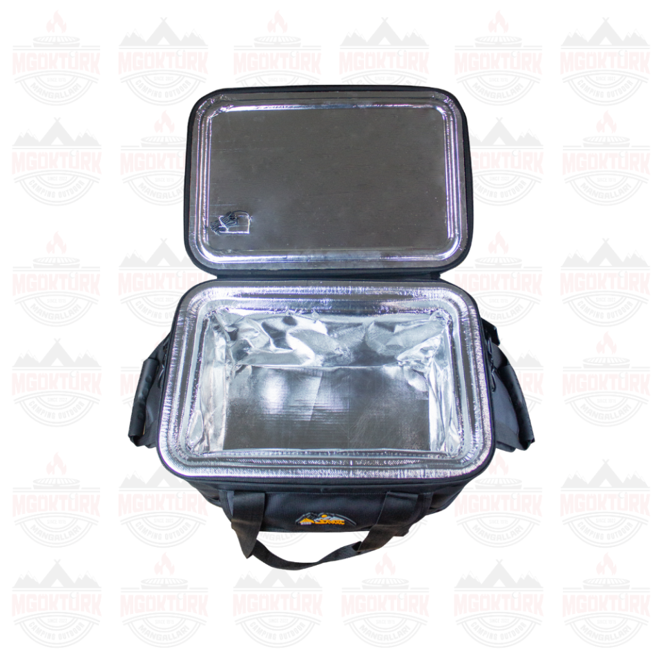 Dereceli Kumaş Termal Piknik Çantası Siyah