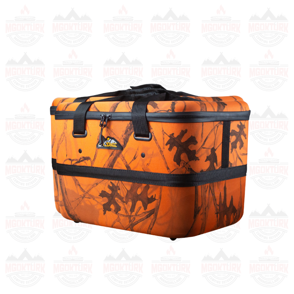 Orta Boy Termal Piknik Çantası Turuncu Kamuflaj
