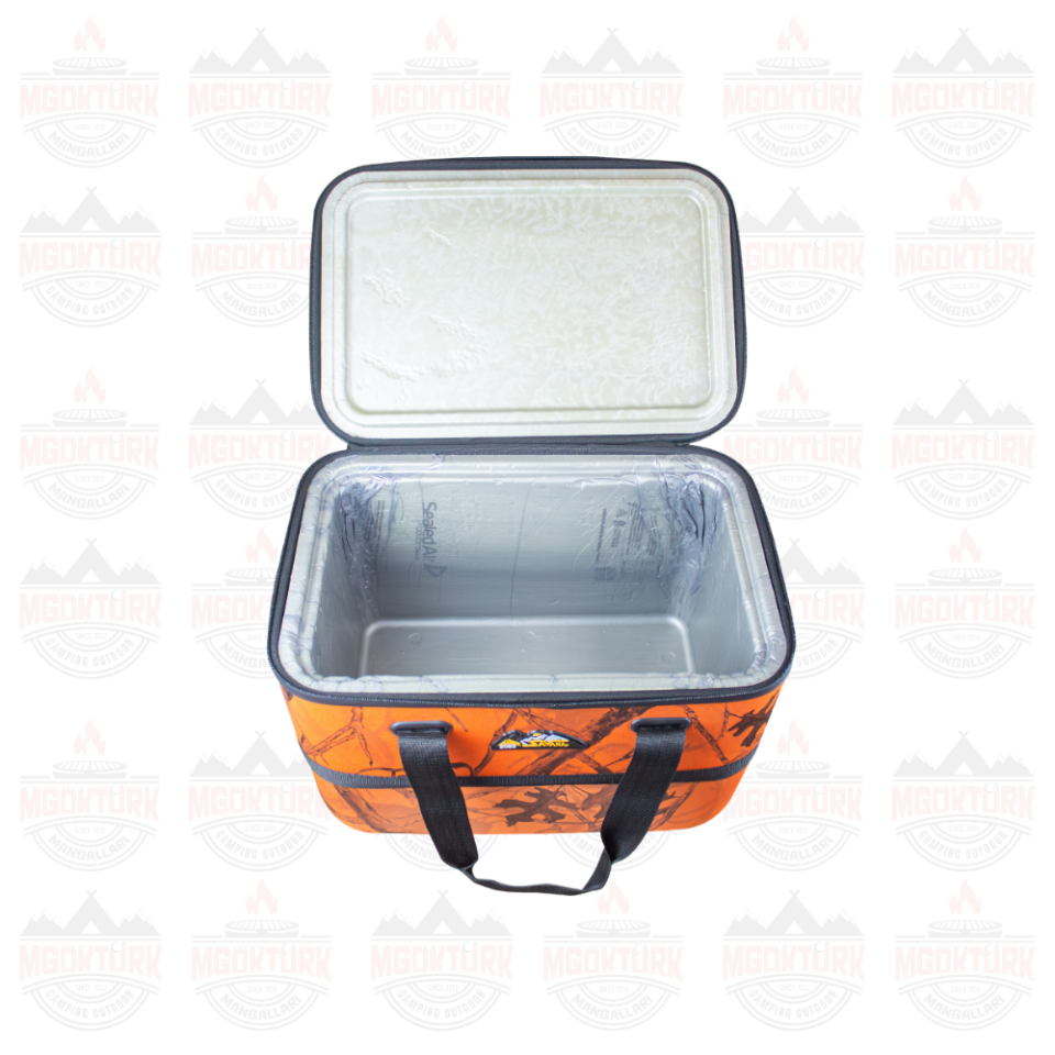 Orta Boy Termal Piknik Çantası Turuncu Kamuflaj