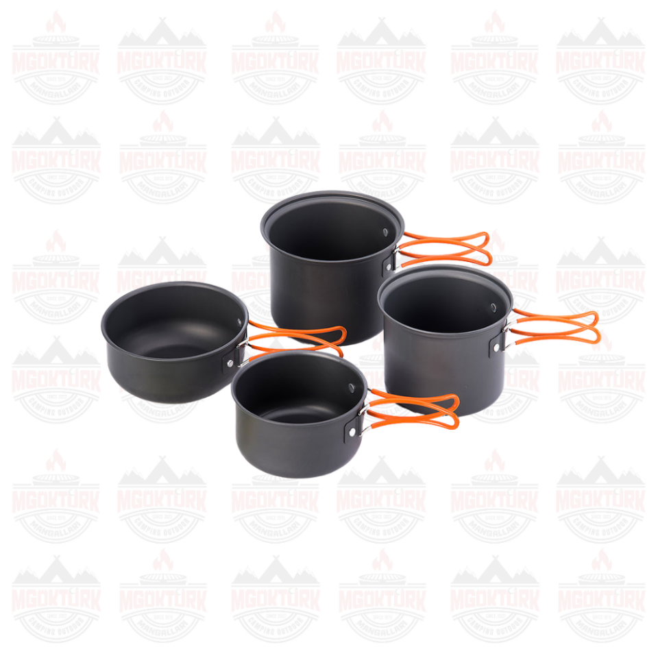 Naturehike 4IN1 Kamp Yemek Pişirme Seti