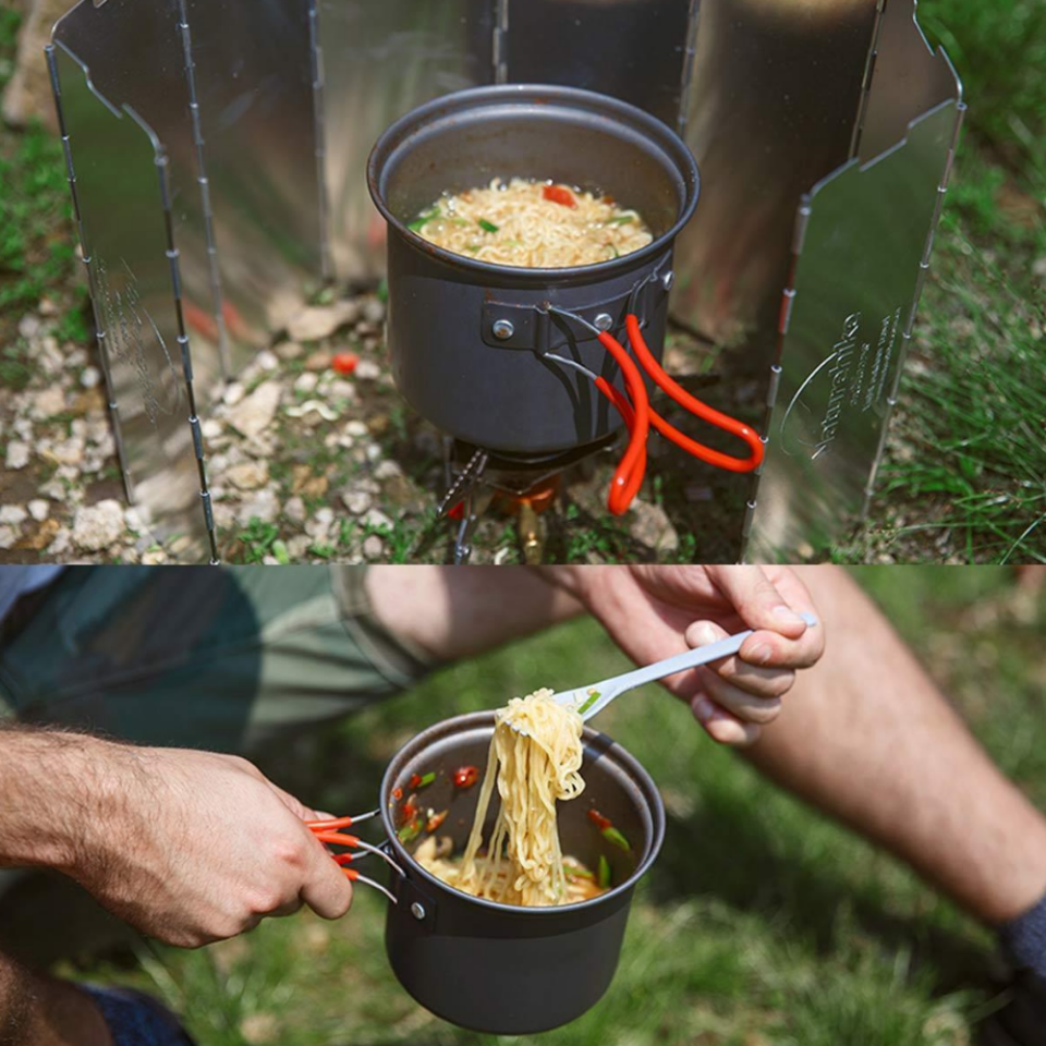 Naturehike 4IN1 Ultralight 2-3 Kişilik Kamp Yemek Pişirme Seti