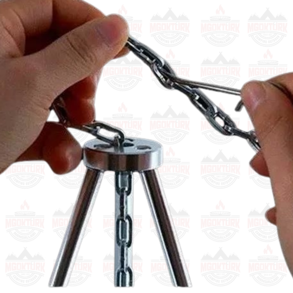Naturehike ZJ01 Teleskopik 3 Ayaklı Tripod [ Ateş Askısı ]