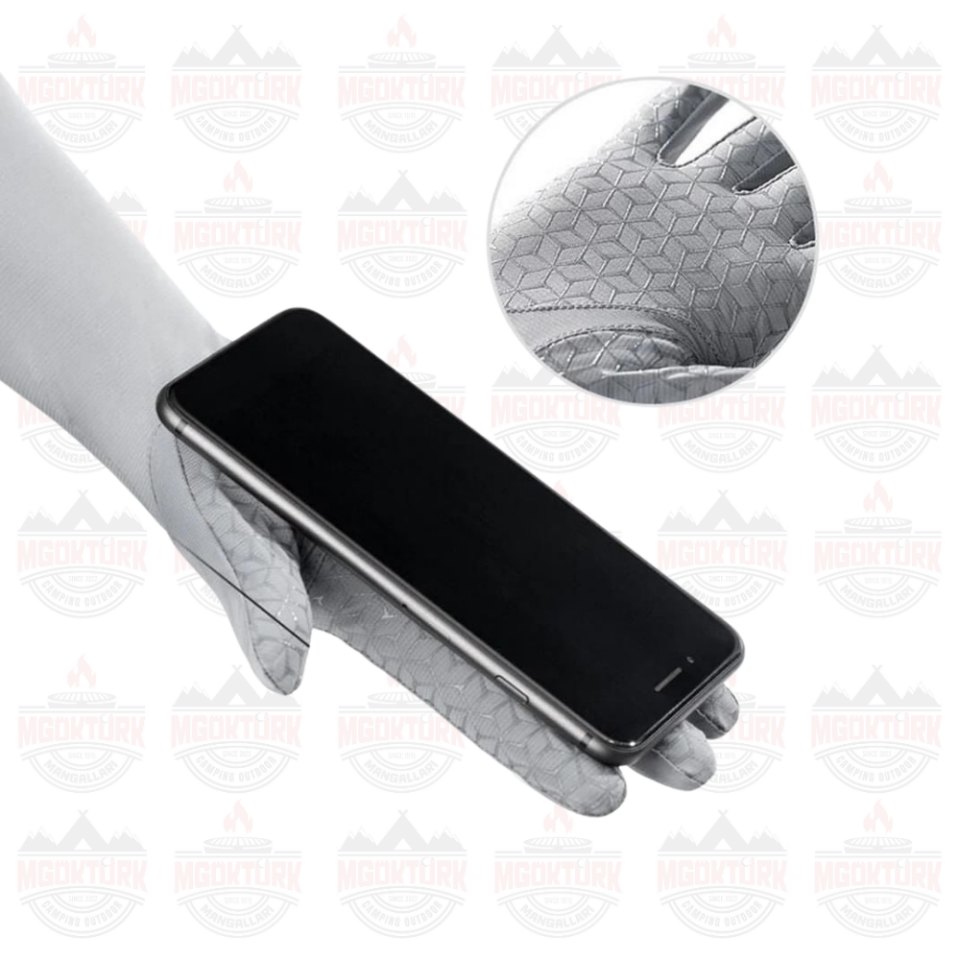 Naturehike UPF50+ Full Finger Güneş Koruma Kollukları Mavi