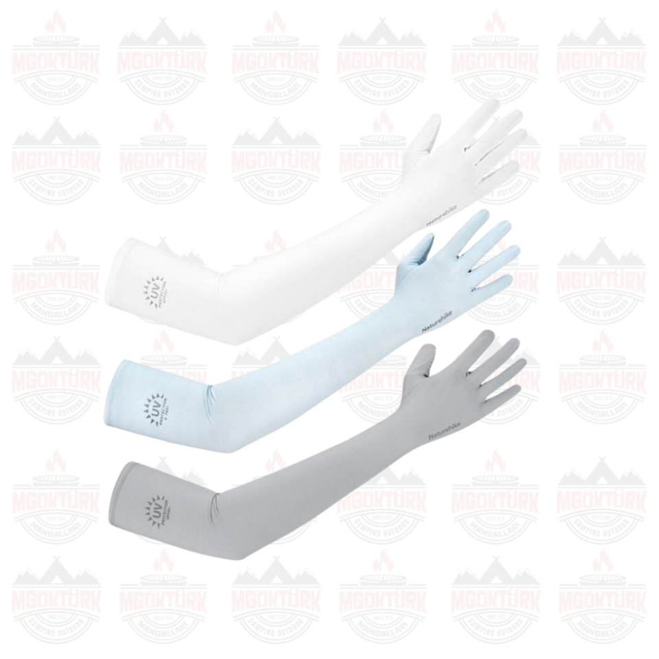 Naturehike UPF50+ Full Finger Güneş Koruma Kollukları Mavi