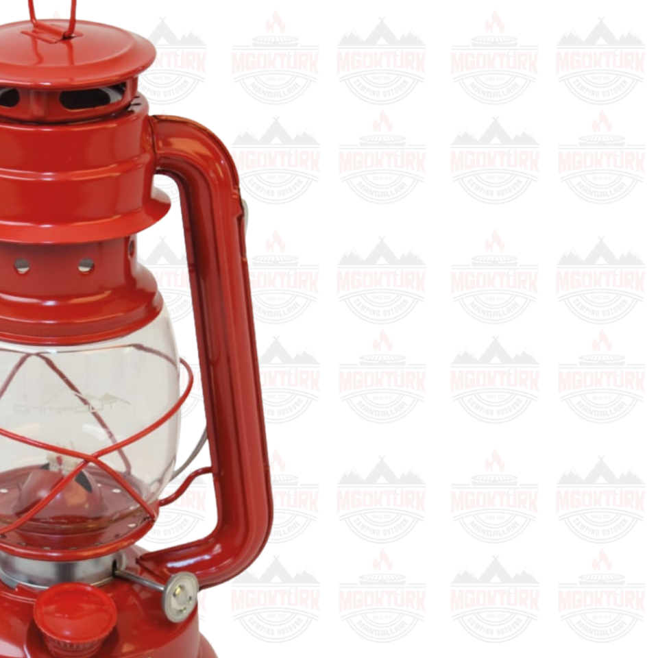 KLASİK GAZ YAĞI LAMBASI KIRMIZI