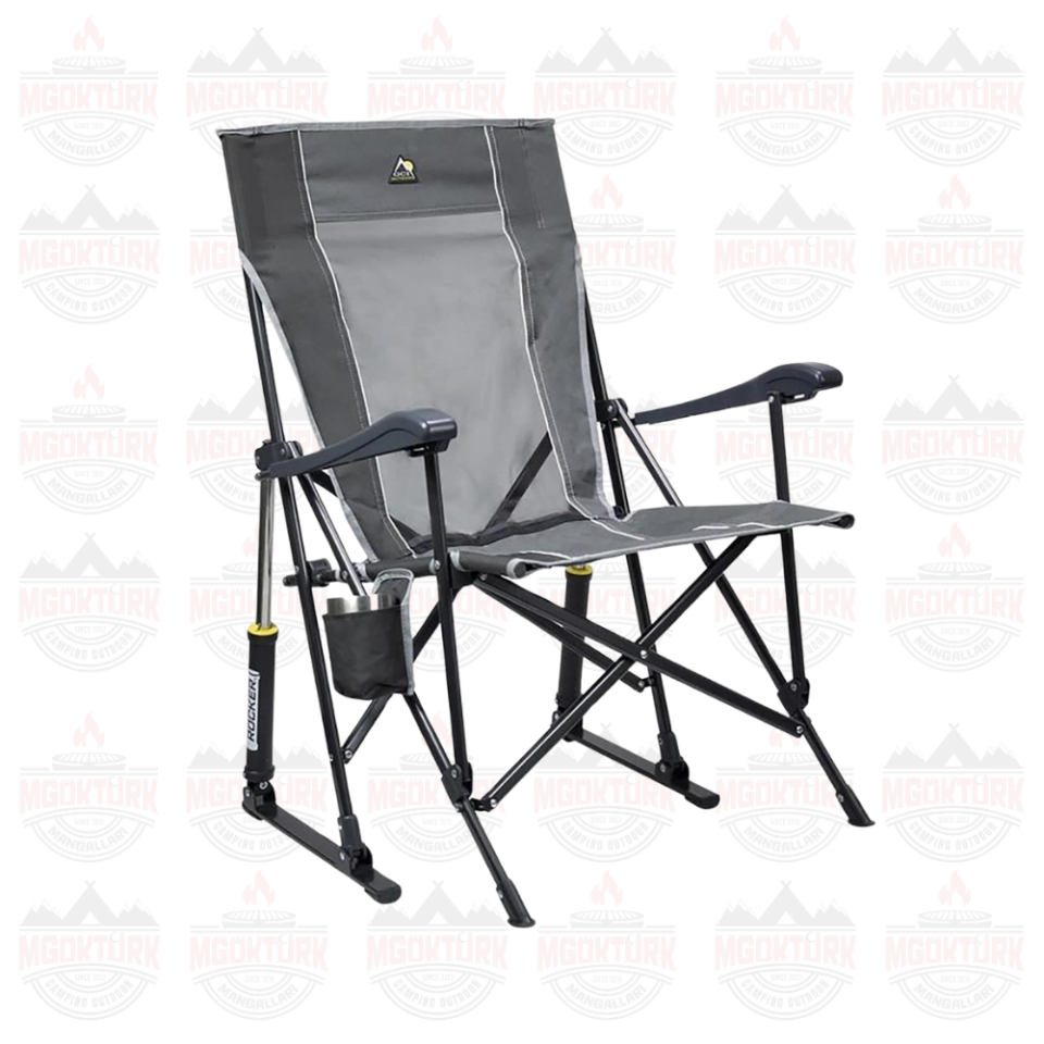 Roadtrip Amortisörlü Katlanır Kamp Sandalyesi GRİ