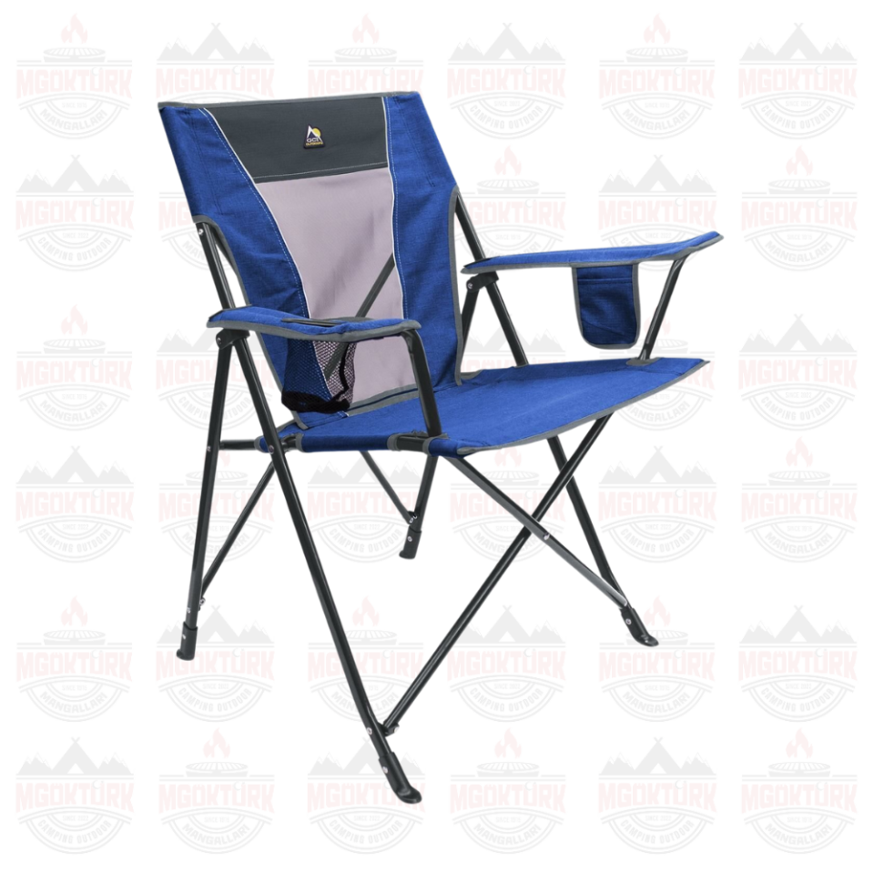 Comfort Pro Chair™ Katlanır Kamp Sandalyesi Mavi Melanj