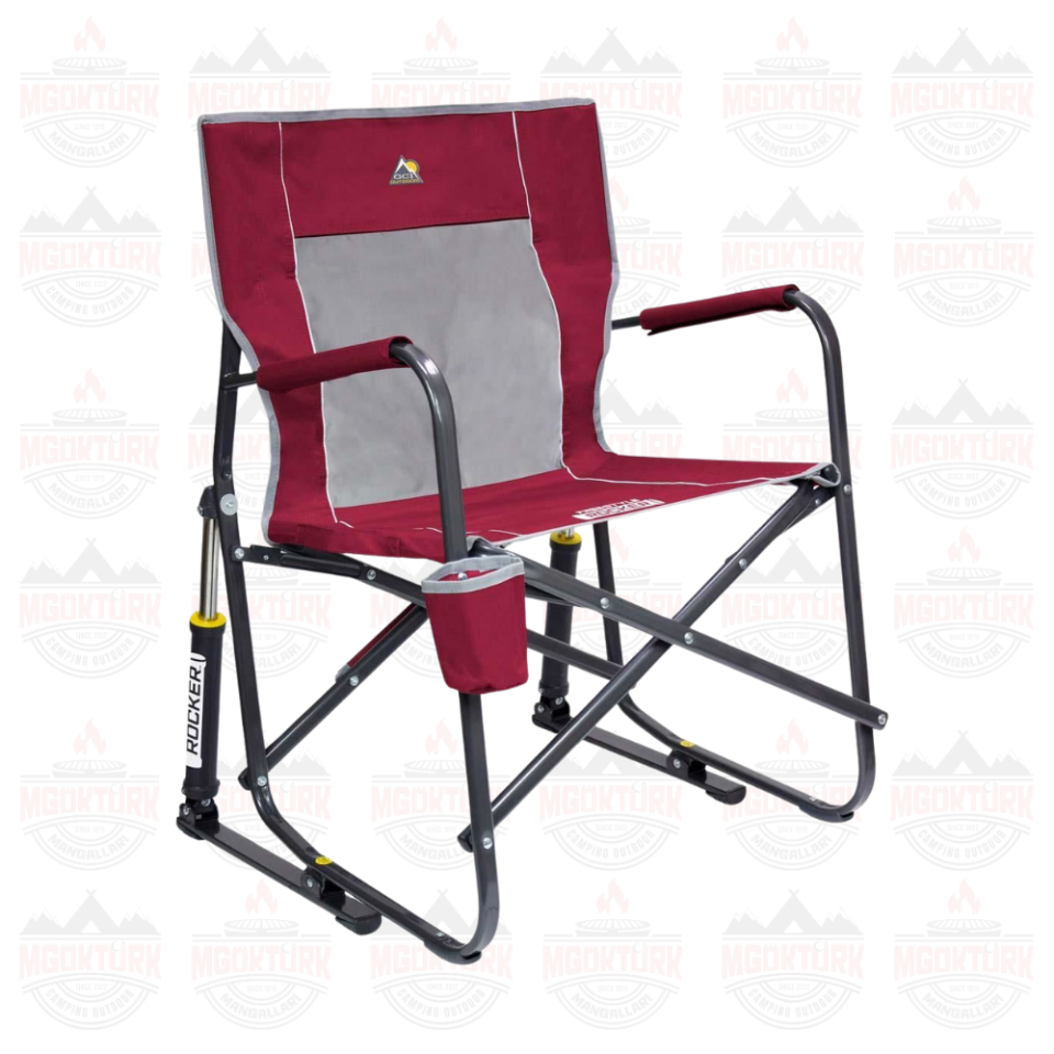 Freestyle Amortisörlü Katlanır Kamp Sandalyesi BORDO