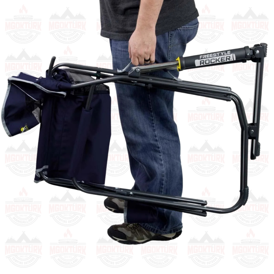 Freestyle Amortisörlü Katlanır Kamp Sandalyesi MAVİ