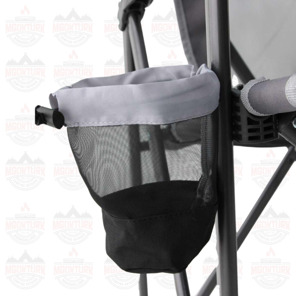 Eazy Katlanır Kamp Sandalyesi XL SİYAH