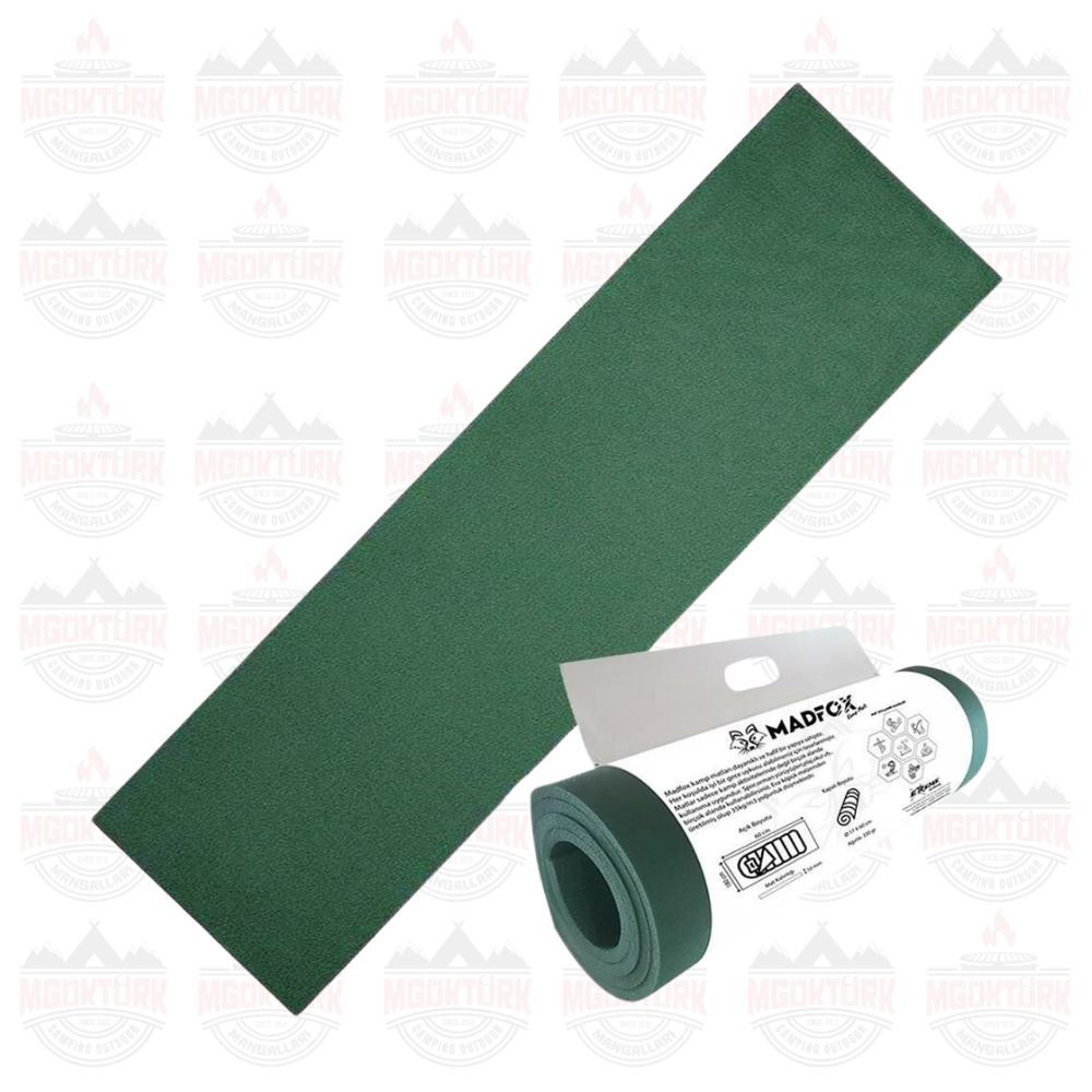 Nomad Foam Süperlight Kamp Matı [ Yeşil | 180*60cm-10mm | XPE-35 ] YEŞİL