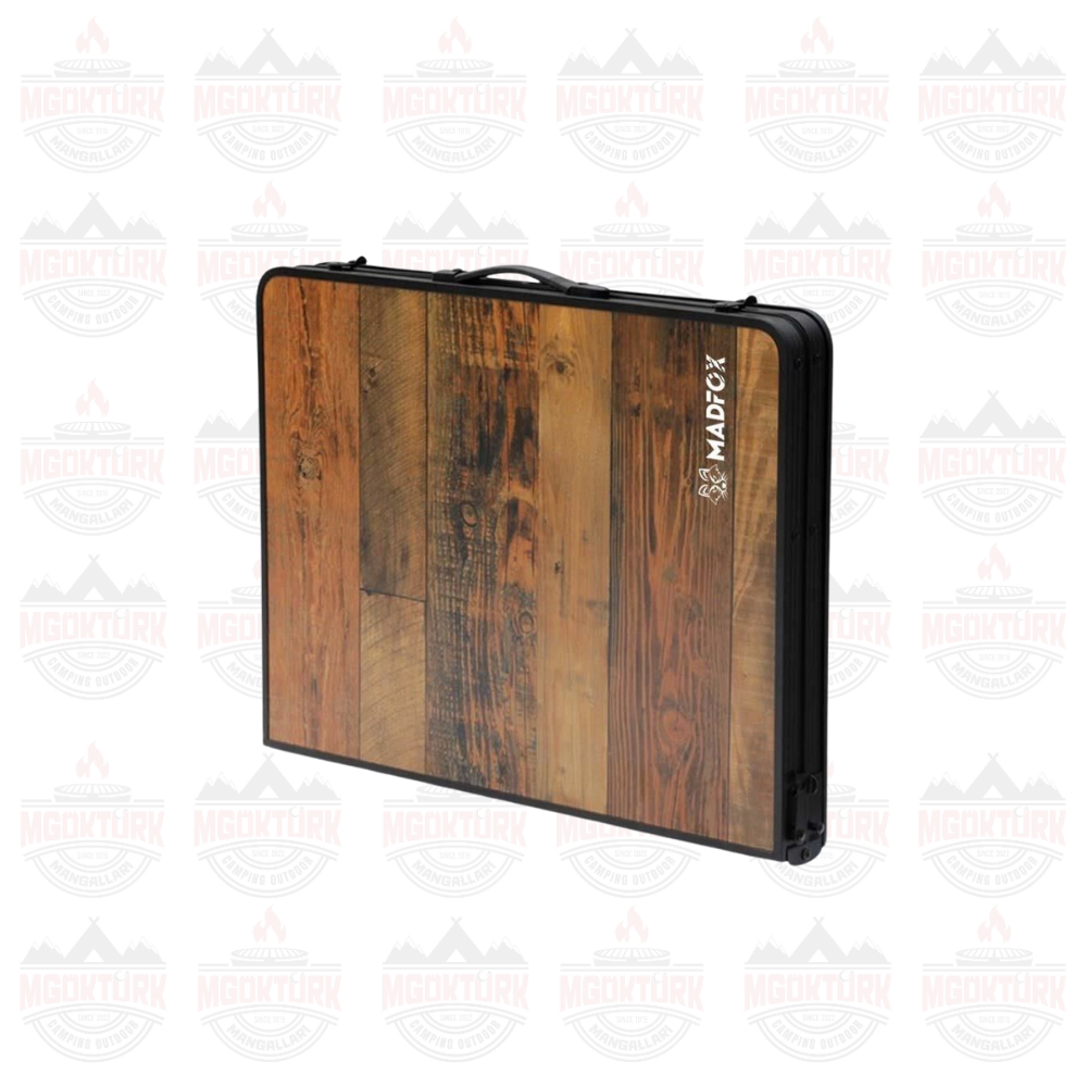 Eazy Katlanır Kamp Masası Izgaralı Ahşap