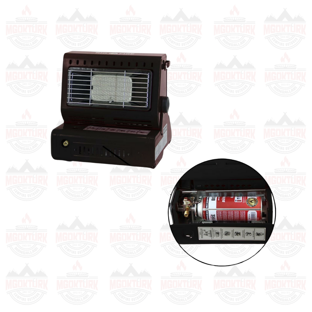 Maxi Portatif Kamp Sobası SİYAH