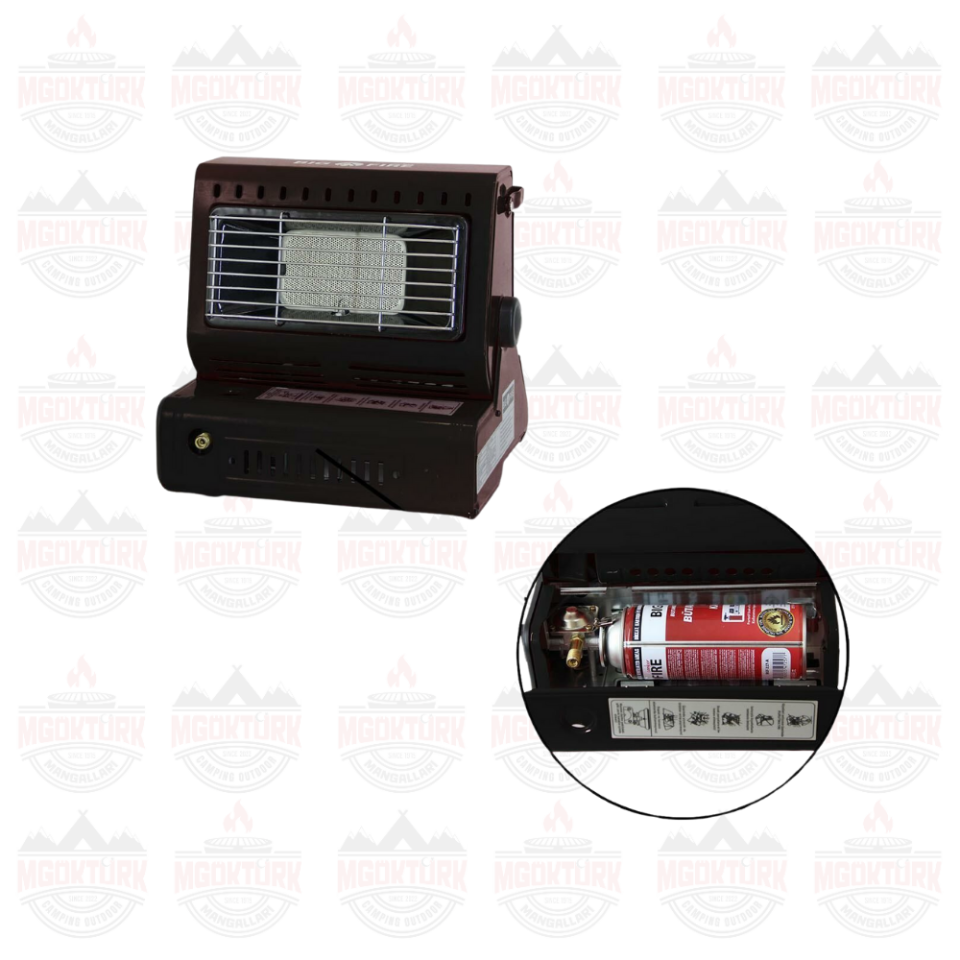 Maxi Portatif Kamp Sobası SİYAH