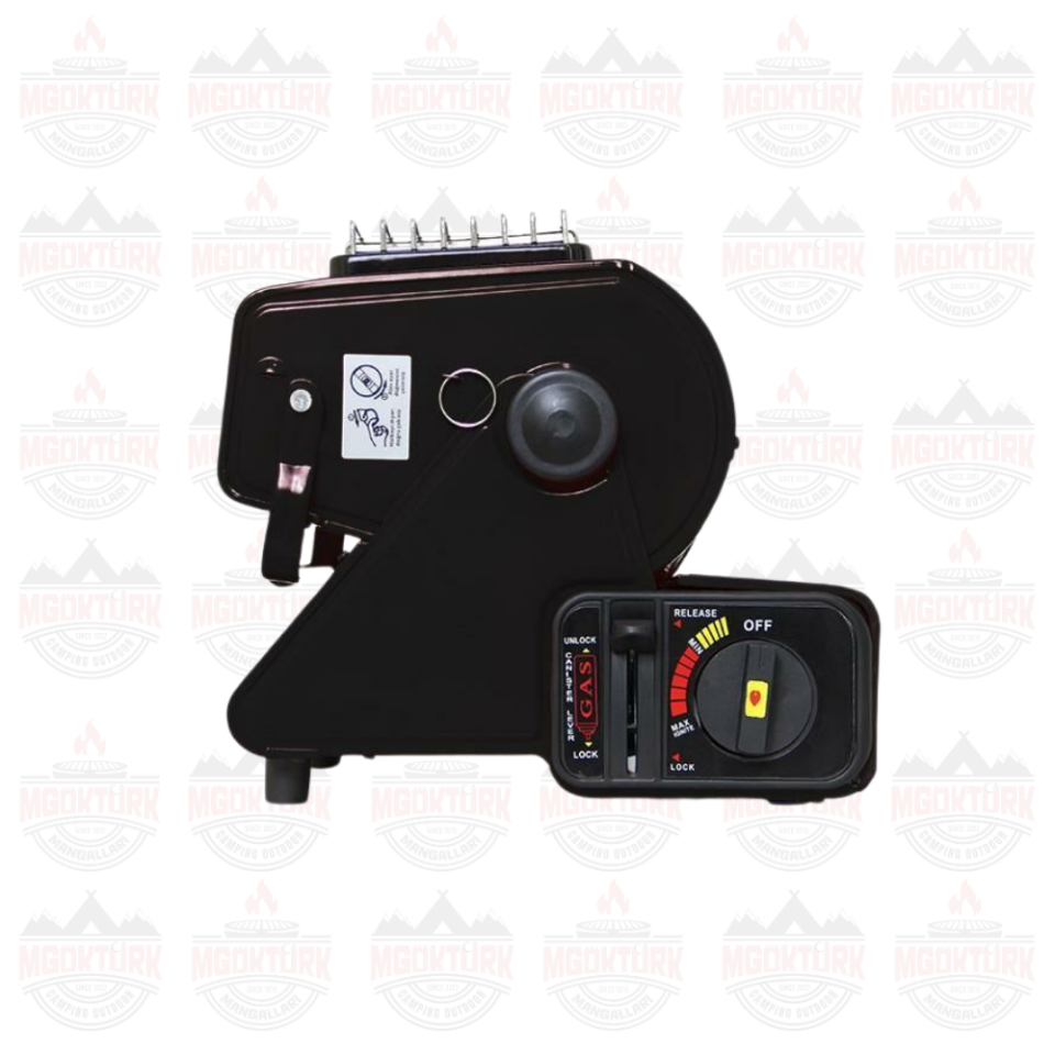 Maxi Portatif Kamp Sobası SİYAH