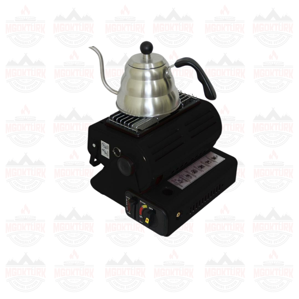 Maxi Portatif Kamp Sobası SİYAH