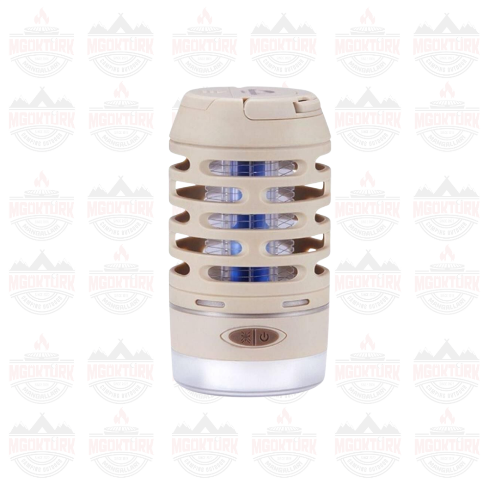 Naturehike Multi-Fonksiyonel Sivrisinek Kovucu & LED Kamp Lambası Bej