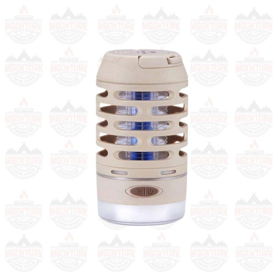Naturehike Multi-Fonksiyonel Sivrisinek Kovucu & LED Kamp Lambası Bej