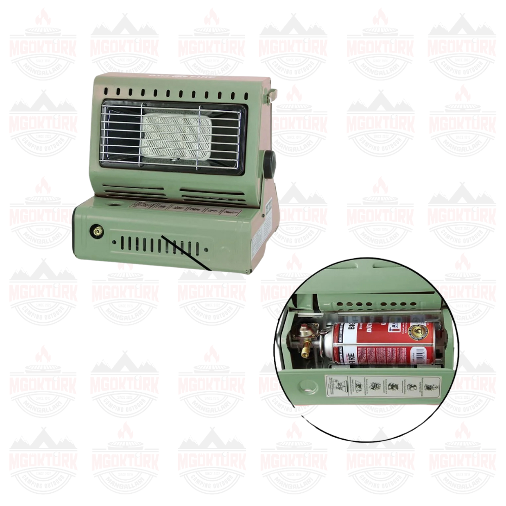 Maxi Portatif Kamp Sobası YEŞİL