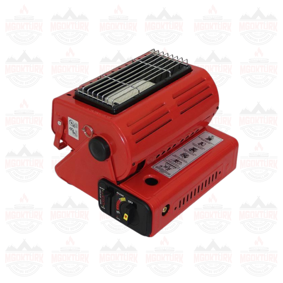 Maxi Portatif Kamp Sobası KIRMIZI