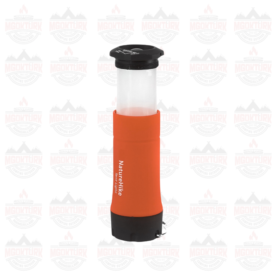 Naturehike 3IN1 MultiFonksiyonel LED Kamp Lambası TURUNCU