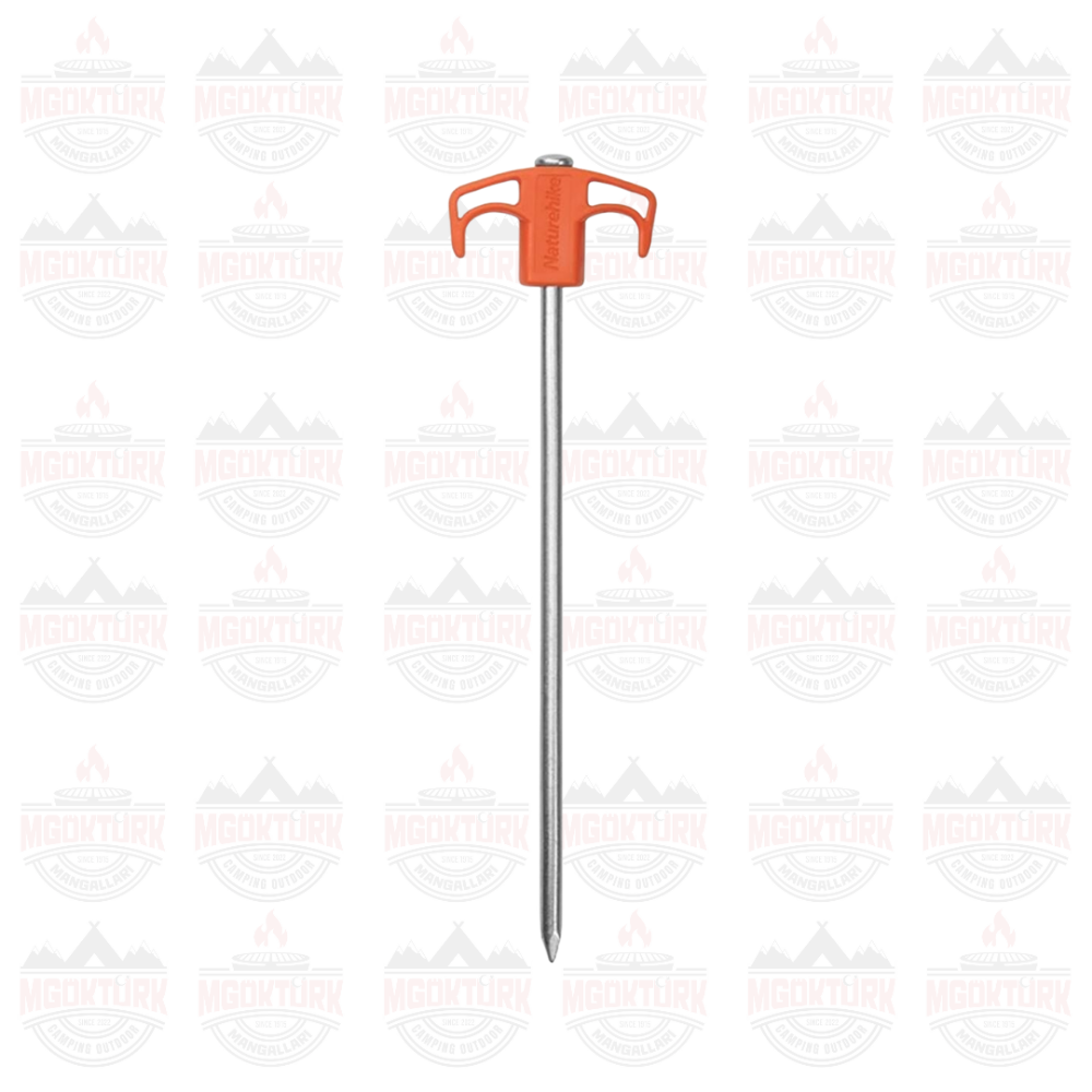 Naturehike Çadır Kazığı 25 cm ( Galvanizli Demir ) (2 Pcs) Turuncu