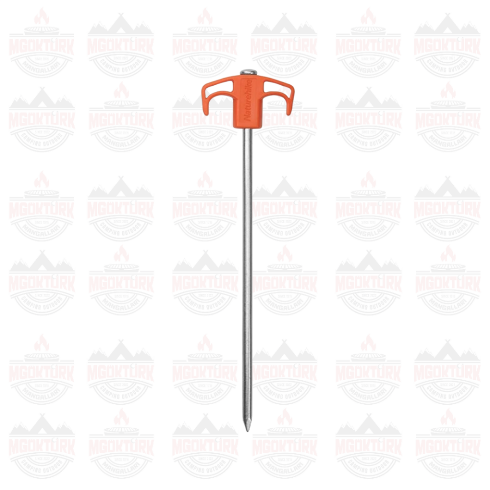 Naturehike Çadır Kazığı 25 cm ( Galvanizli Demir ) (2 Pcs) Turuncu