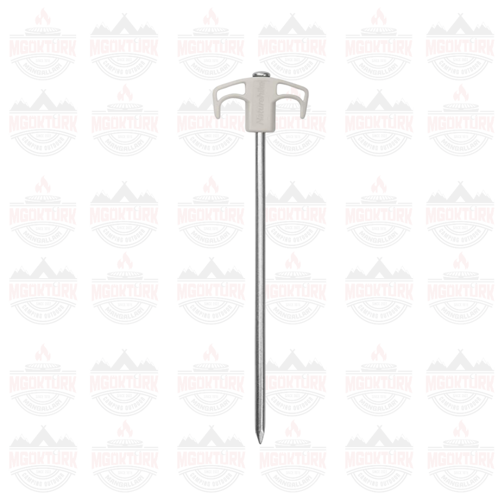 Naturehike Çadır Kazığı 25 cm ( Galvanizli Demir ) (2 Pcs) Beyaz