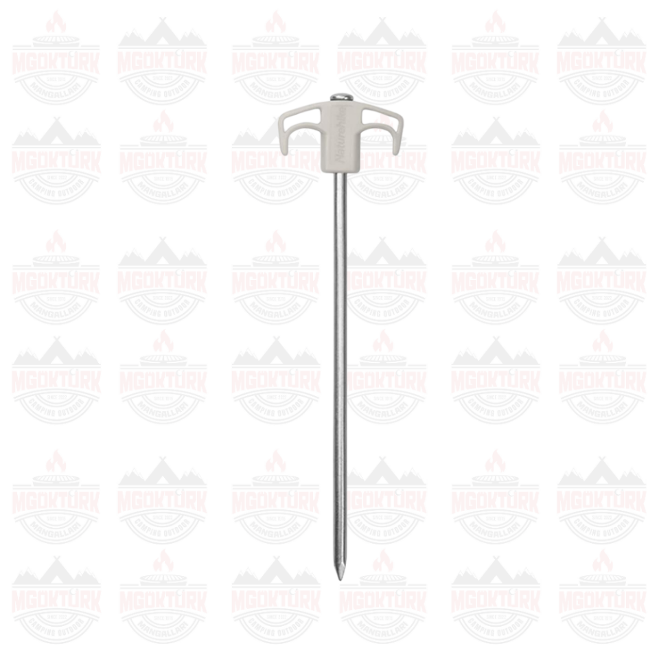 Naturehike Çadır Kazığı 25 cm ( Galvanizli Demir ) (2 Pcs) Beyaz