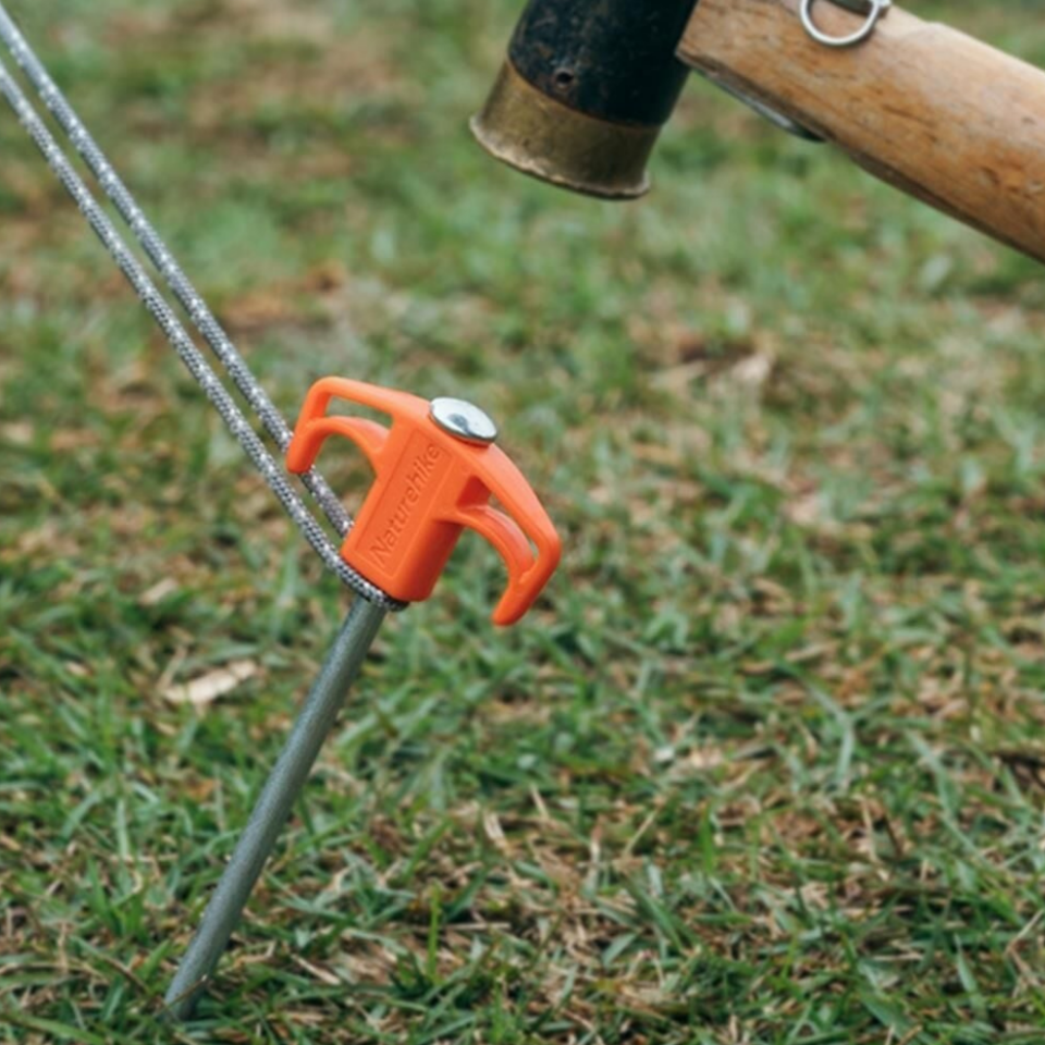 Naturehike Çadır Kazığı 25 cm ( Galvanizli Demir ) (2 Pcs) Beyaz