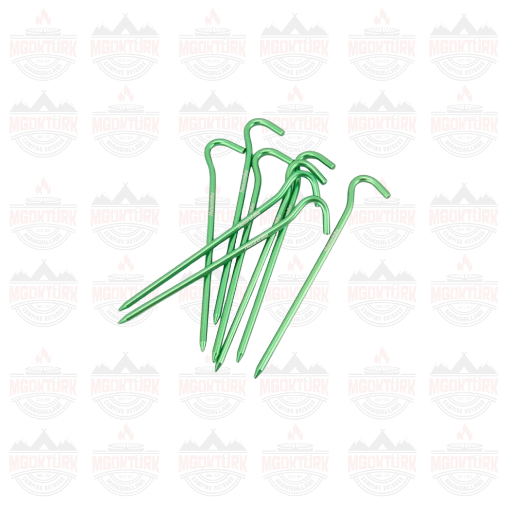 Naturehike C-Kafa 16 cm Çadır Kazığı [8 Pcs] Yeşil
