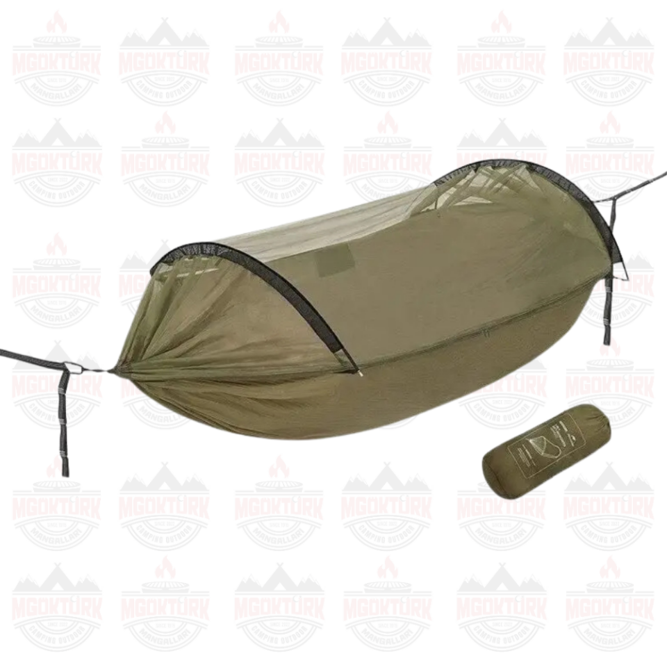 Naturehike DC-C06 Flyingboat-02 3IN1 Cibinlikli Sivrisinek Önleyici Hamak Army Green