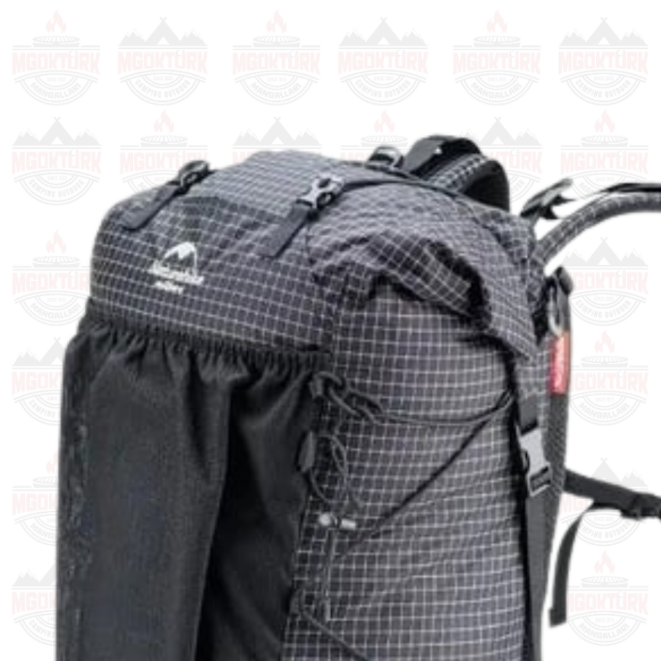 Naturehike Rock 60+5 Lt Trekking Sırt Çantası Dyneema Siyah