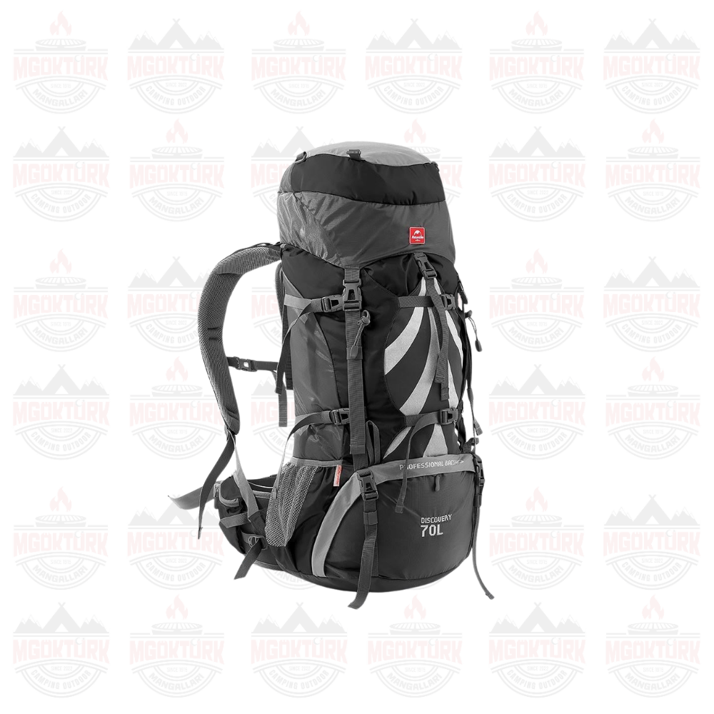 Naturehike Discovery 70+5 Lt Trekking Sırt Çantası Siyah