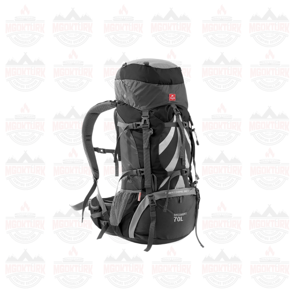 Naturehike Discovery 70+5 Lt Trekking Sırt Çantası Siyah