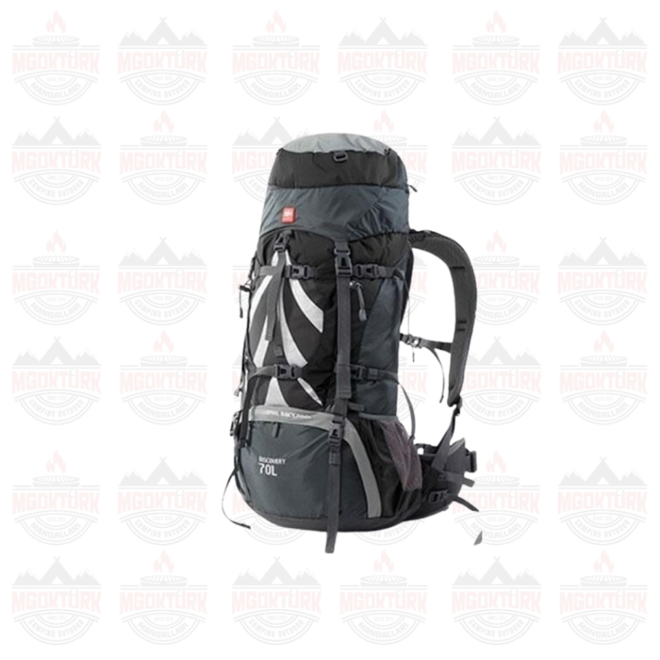 Naturehike Discovery 70+5 Lt Trekking Sırt Çantası Siyah