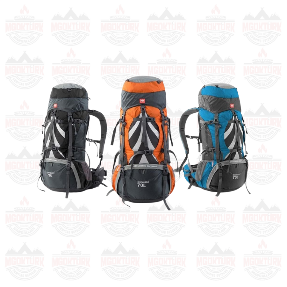 Naturehike Discovery 70+5 Lt Trekking Sırt Çantası Mavi