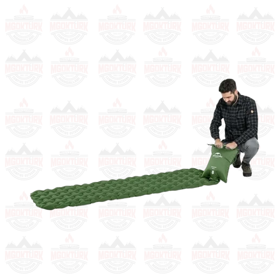 Naturehike FC-10 Infatable Şişme Kamp Matı Yeşil