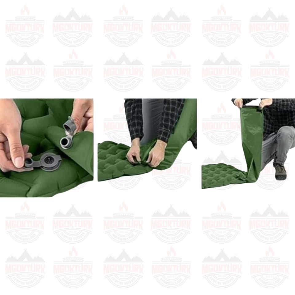 Naturehike FC-10 Infatable Şişme Kamp Matı Yeşil