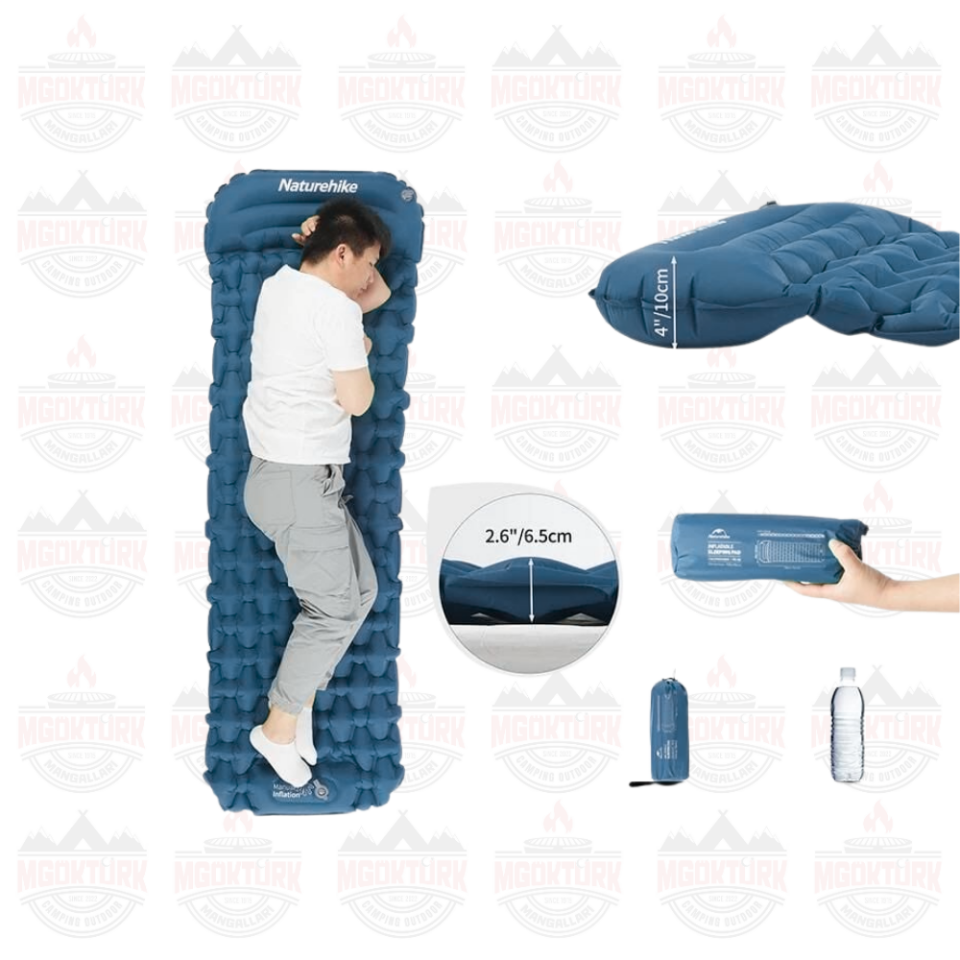 Naturehike FC-12 Infatable Şişme Kamp Matı Navy