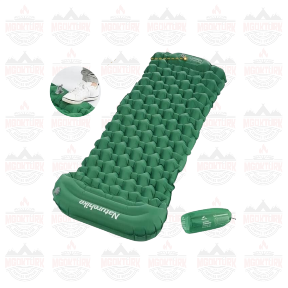 Naturehike FC-12 Infatable Şişme Kamp Matı Army Green
