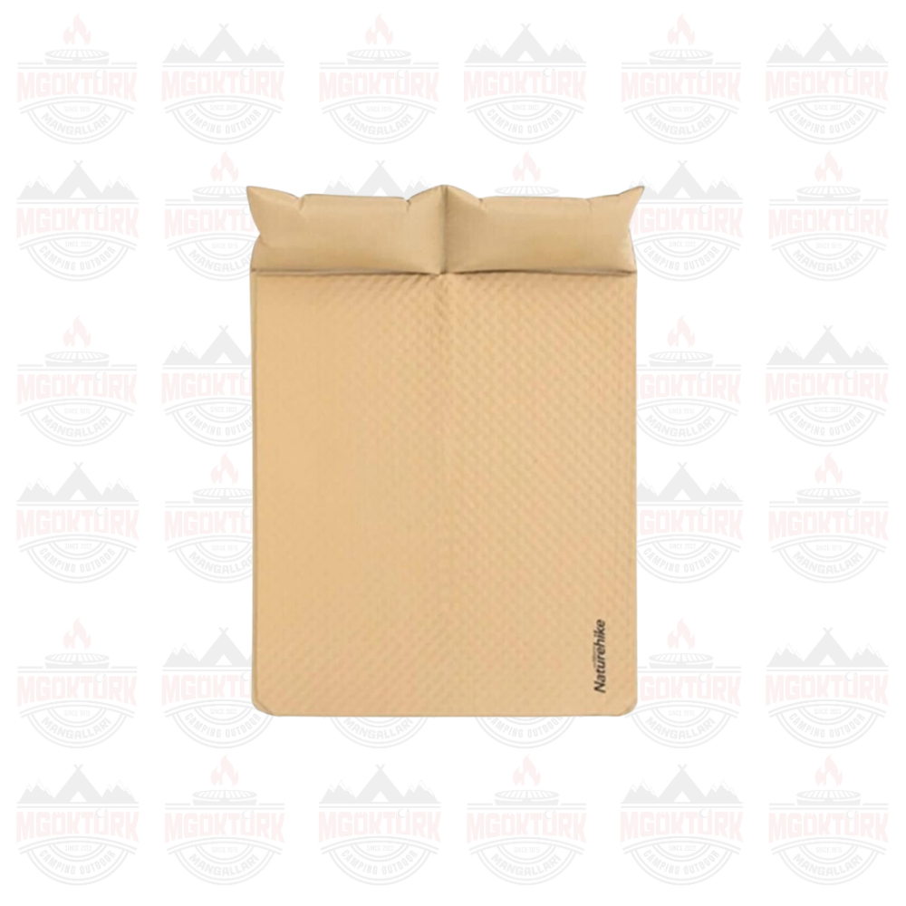 Naturehike Ultralight Çift Kişilik Şişme Kamp Matı | 185*130*2.5 cm | Sarı