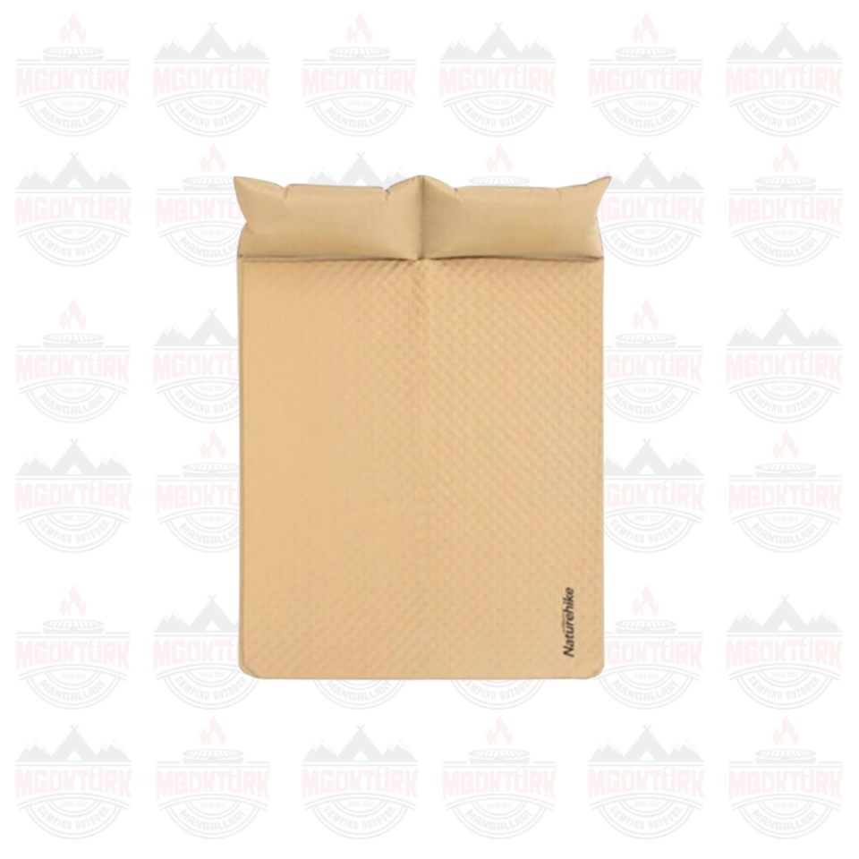 Naturehike Ultralight Çift Kişilik Şişme Kamp Matı | 185*130*2.5 cm | Sarı