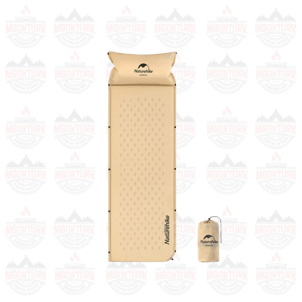 Naturehike Ultralight Şişme Kamp Matı | 185*60*2.5 cm | Sarı