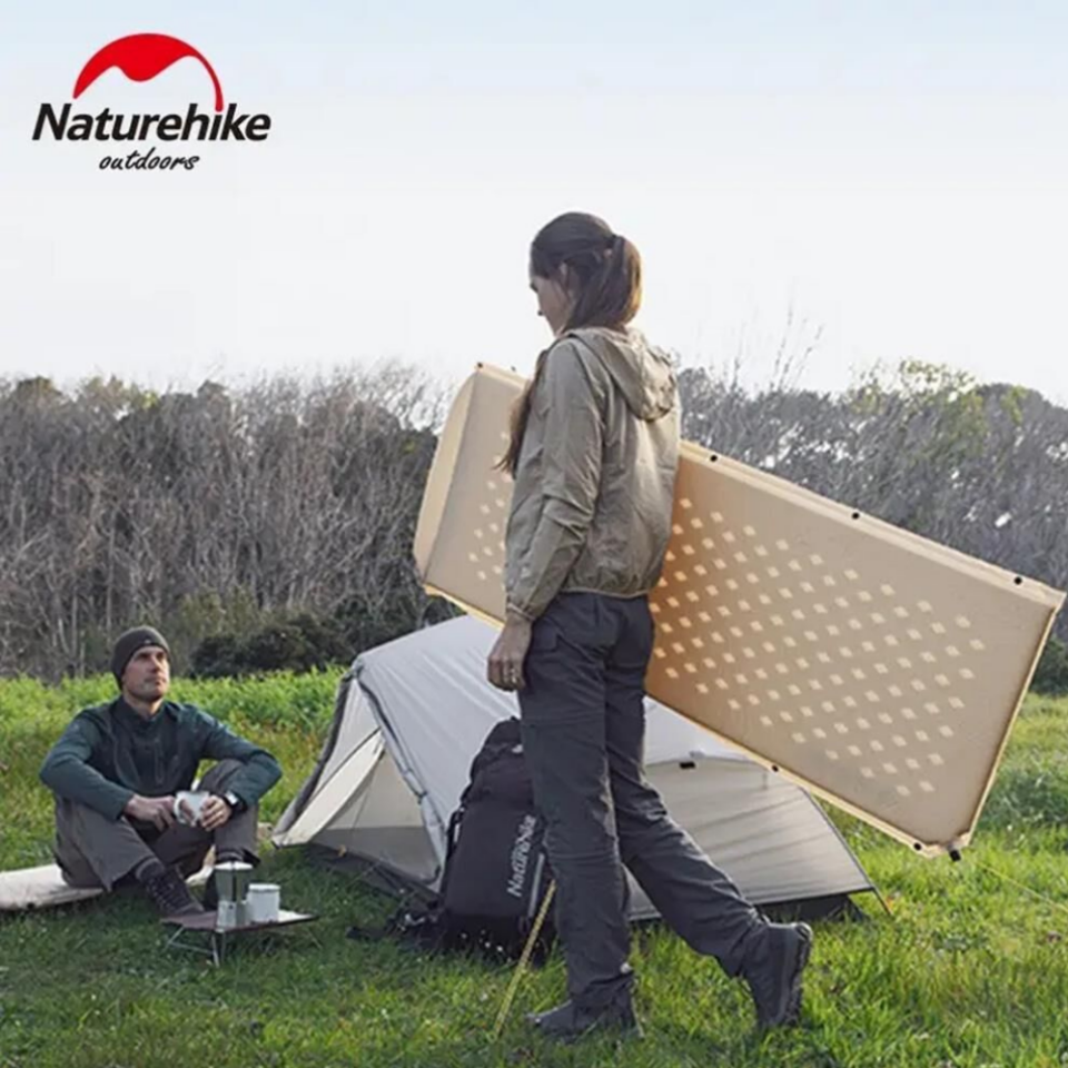 Naturehike Ultralight Şişme Kamp Matı | 185*60*2.5 cm | Sarı