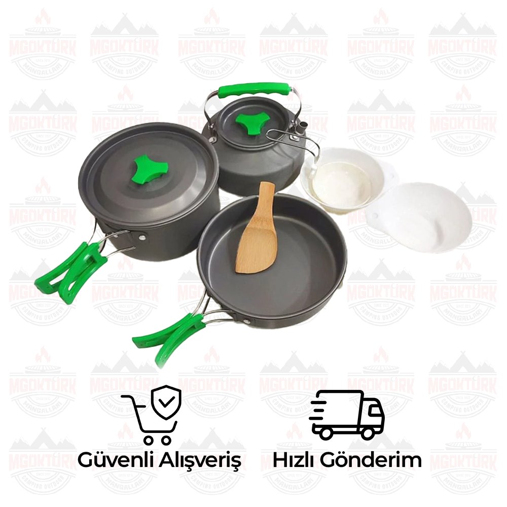 3 LÜ KAMP TENCERE SETİ