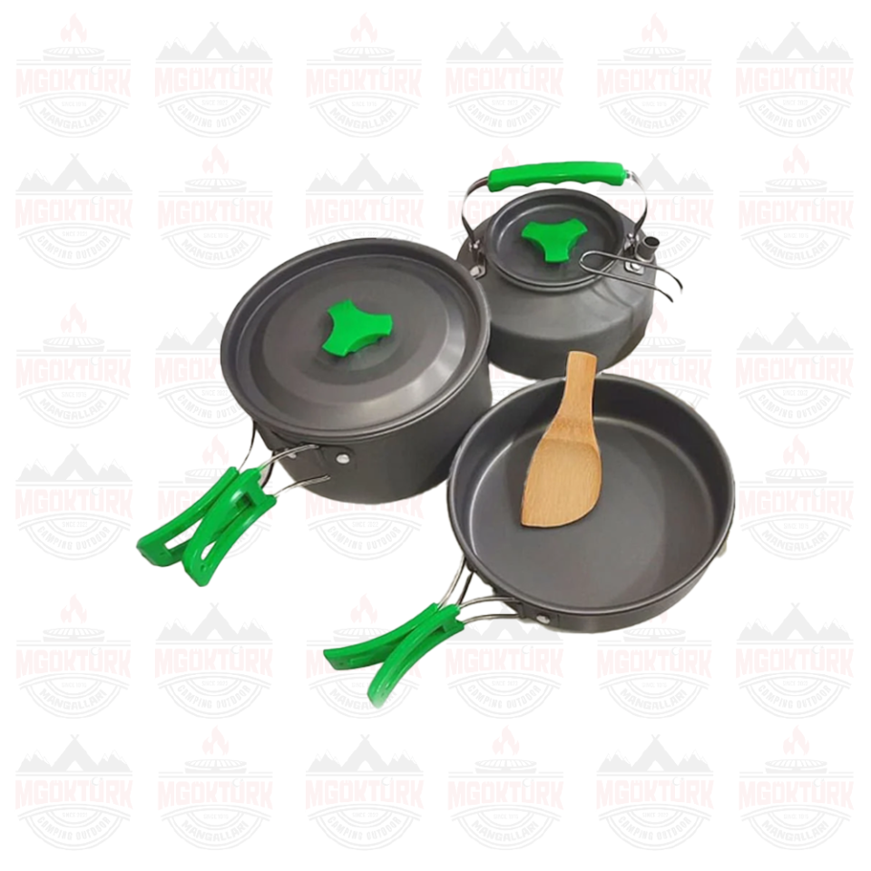 3 LÜ KAMP TENCERE SETİ
