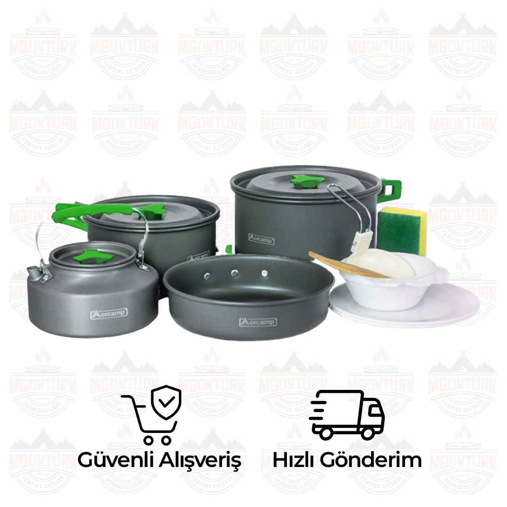 4 LÜ KAMP TENCERE SETİ