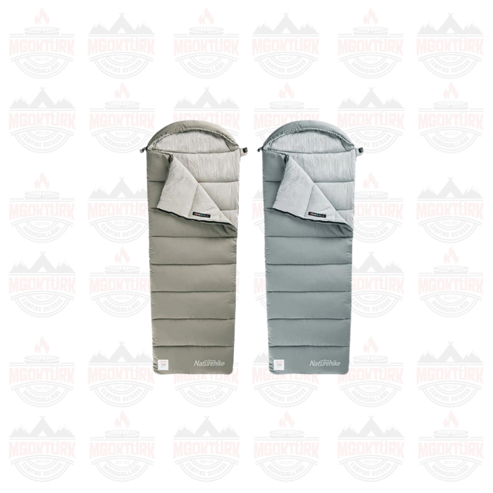 Naturehike M400 Pongee Pamuklu Uyku Tulumu -13°C Yeşil